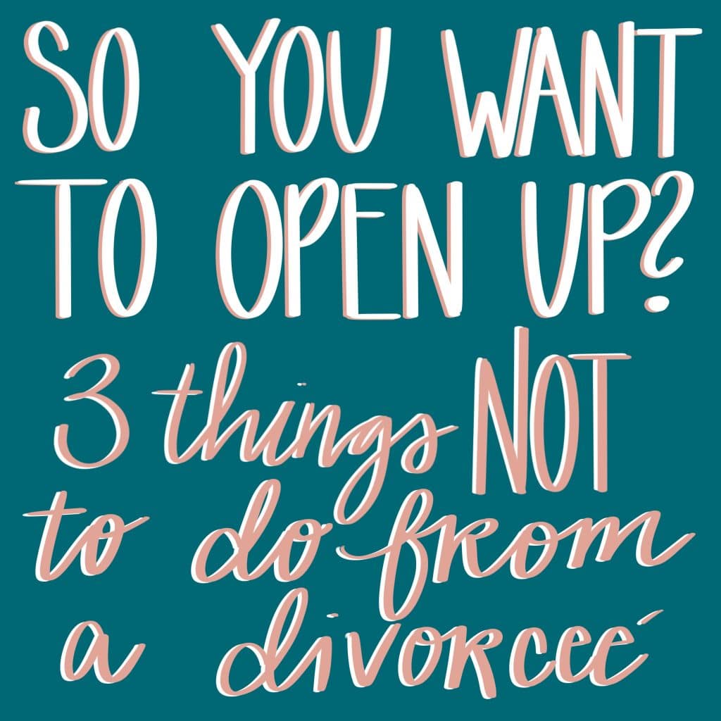 what not to do open up relationship Sara shares what she learned while opening her relationship to non-monogamy. Here are 3 things NOT to do when opening up your relationship.